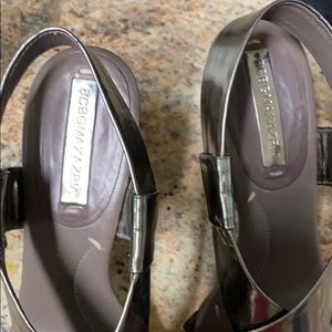 Shoes BCBGMAXAZRIAGunmetal pewter platform sandal
